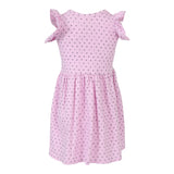 All Over Hearts Ruffle Sleeve Dress - Denny's