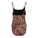 Leopard Tie Back 1pc Bathing Suit - Denny's