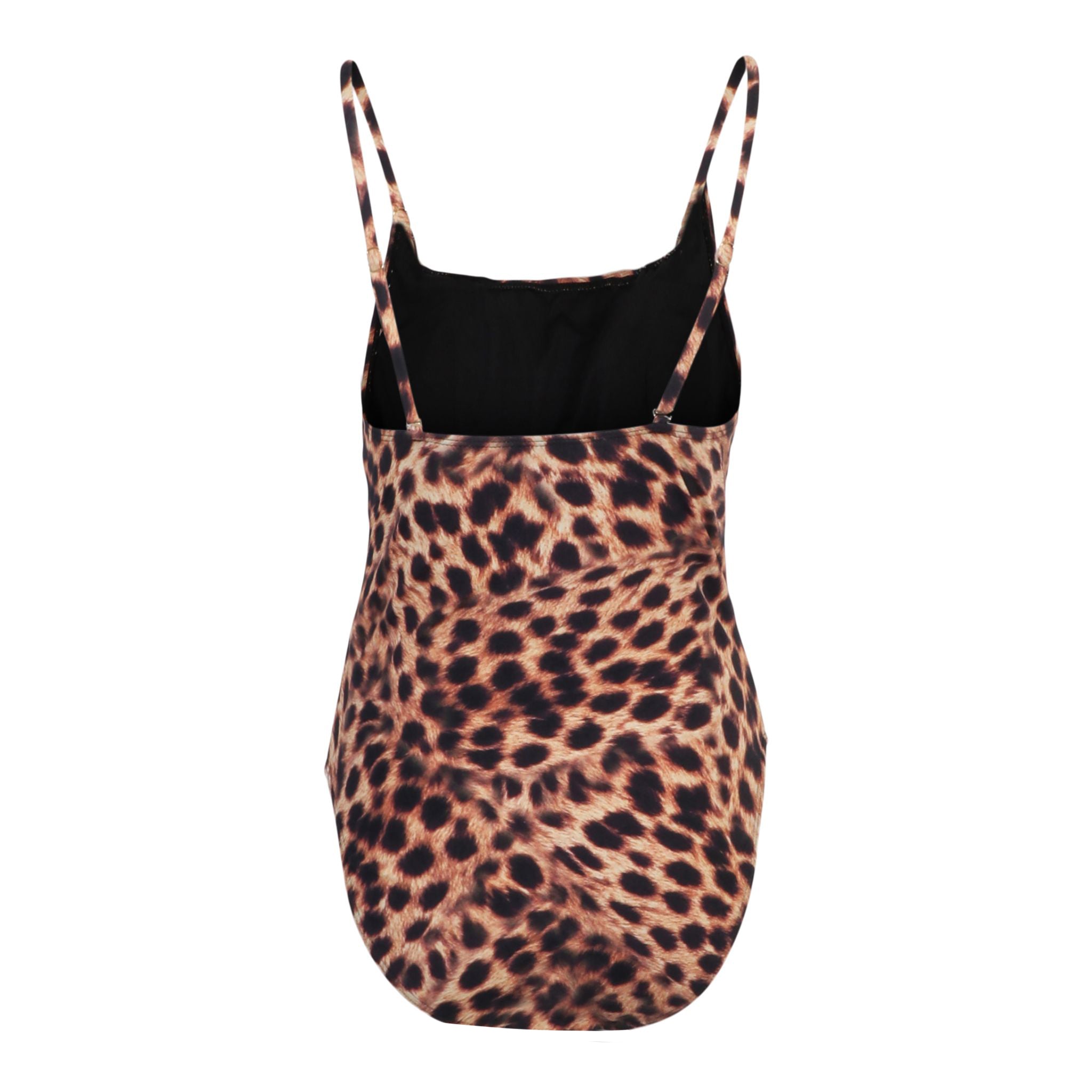 Leopard Tie Back 1pc Bathing Suit - Denny's