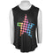 Clavical Cut Out Tank With Checker Star - Denny's