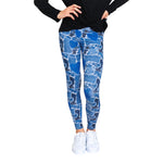 Denim Heart Patchwork Legging - Denny's