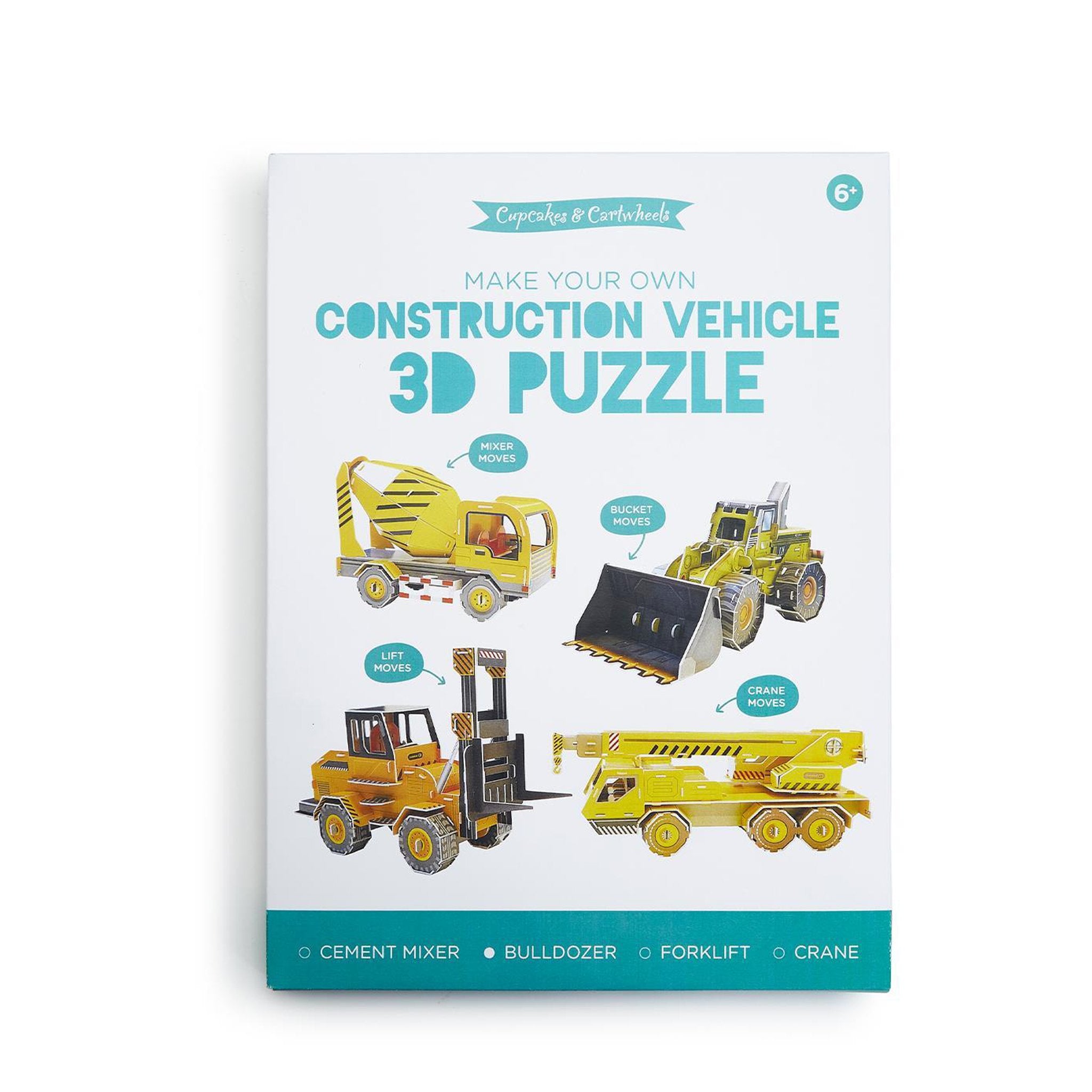 Construction Vehicle 3D Puzzle Moveable Parts - Denny's