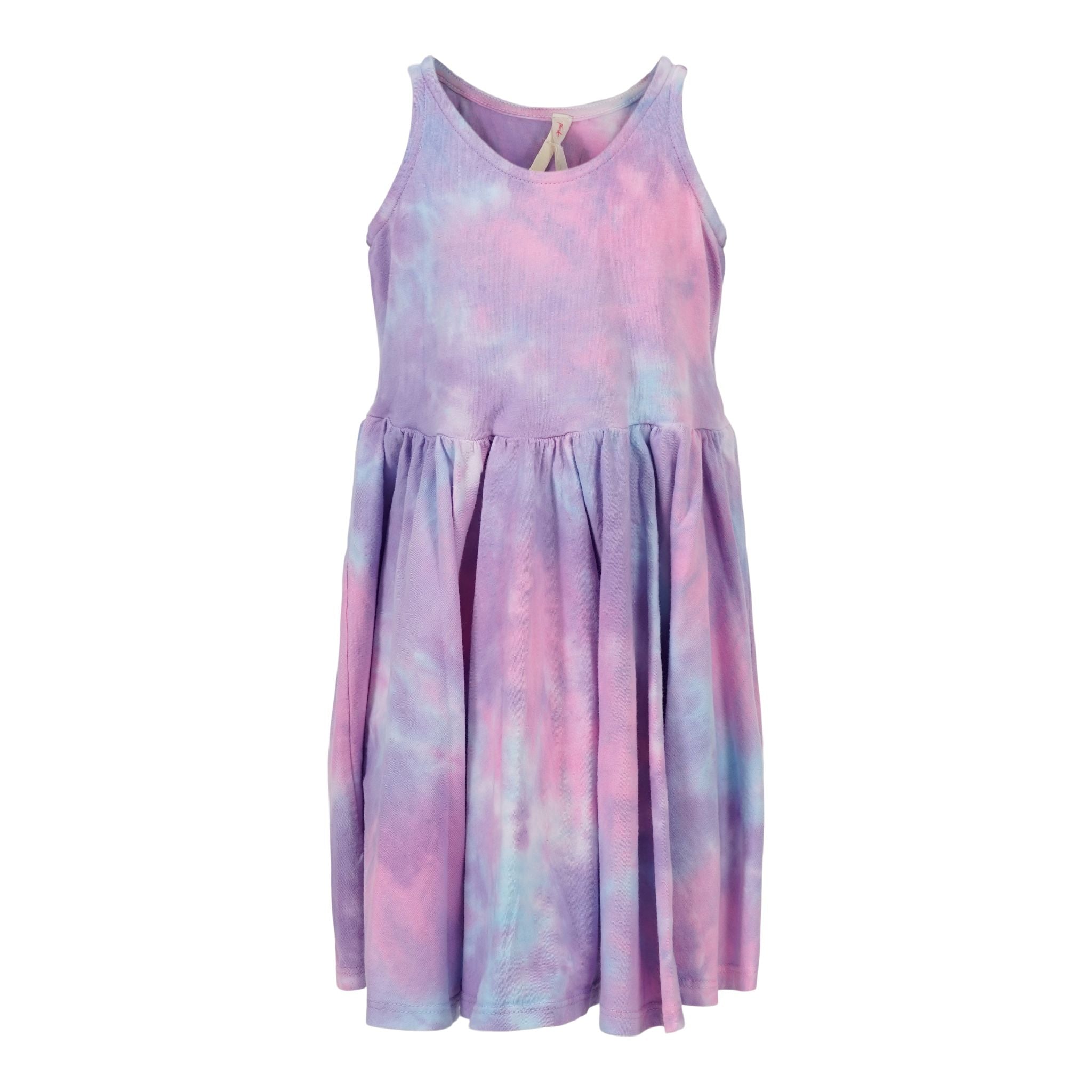 Botanical Tie Dye Twirl Dress - Denny's