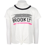 Tie Front Ringer Tank With Brooklyn New York - Denny's