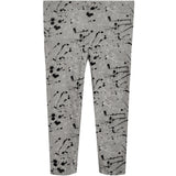 Heather Grey Splatter & Black 2pk Legging - Denny's