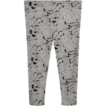 Heather Grey Splatter & Black 2pk Legging - Denny's