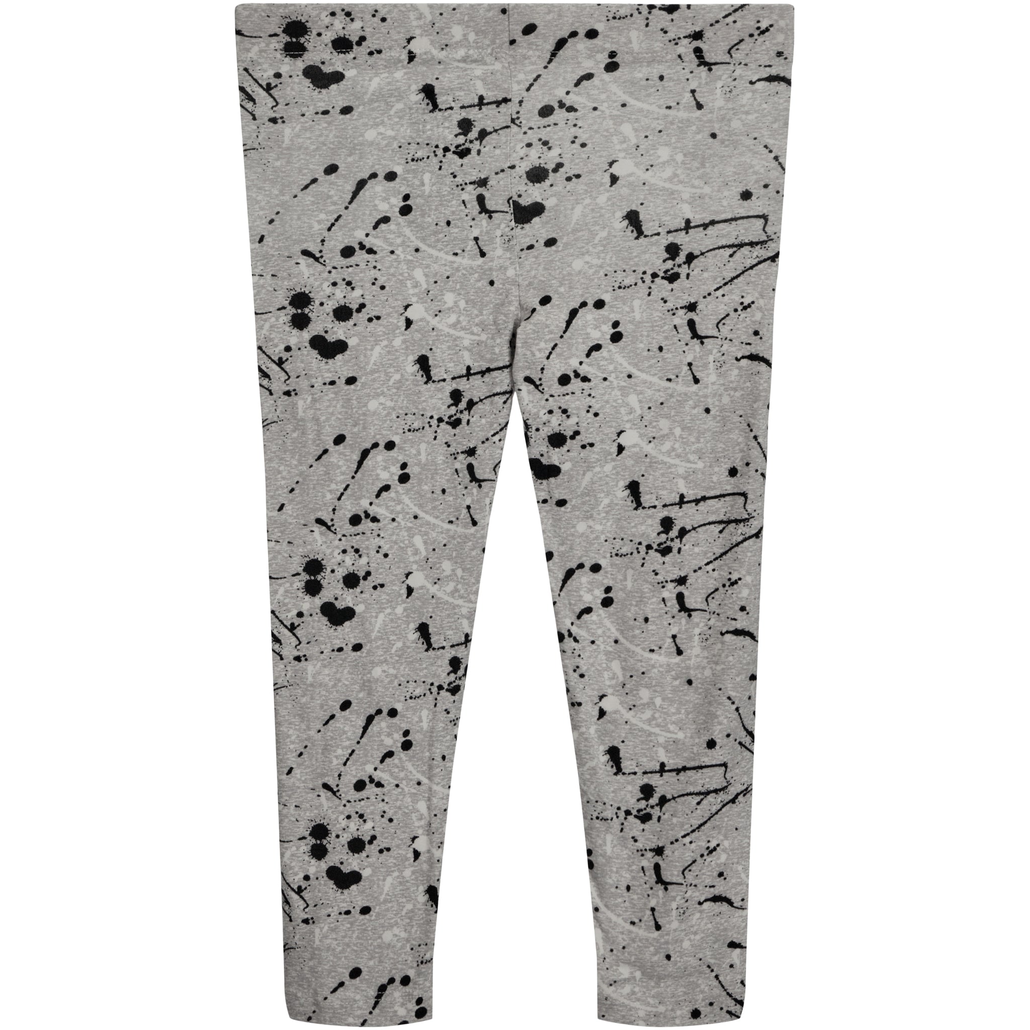 Heather Grey Splatter & Black 2pk Legging - Denny's