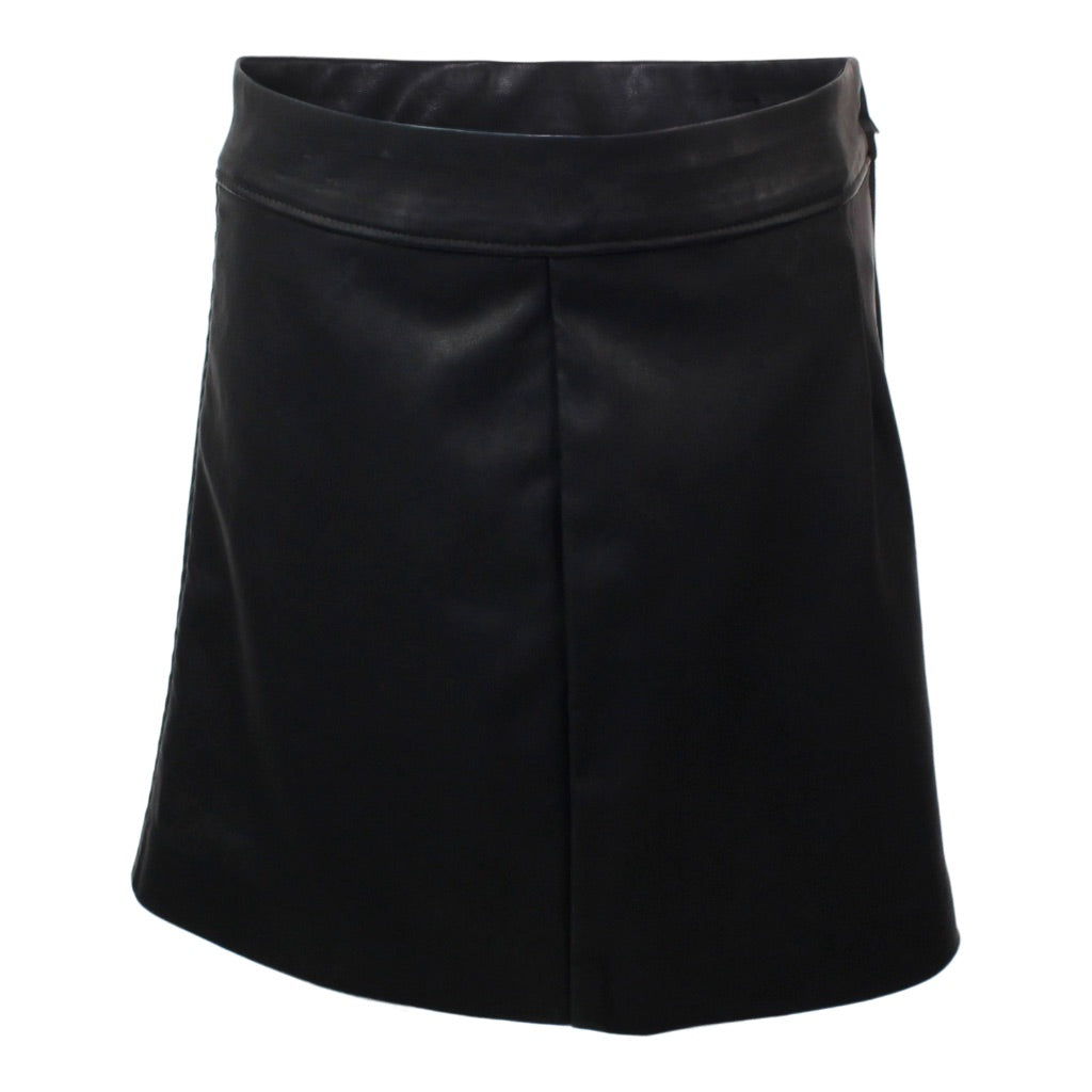 Deja Boo Leather Skirt - Denny's