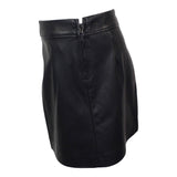 Deja Boo Leather Skirt - Denny's