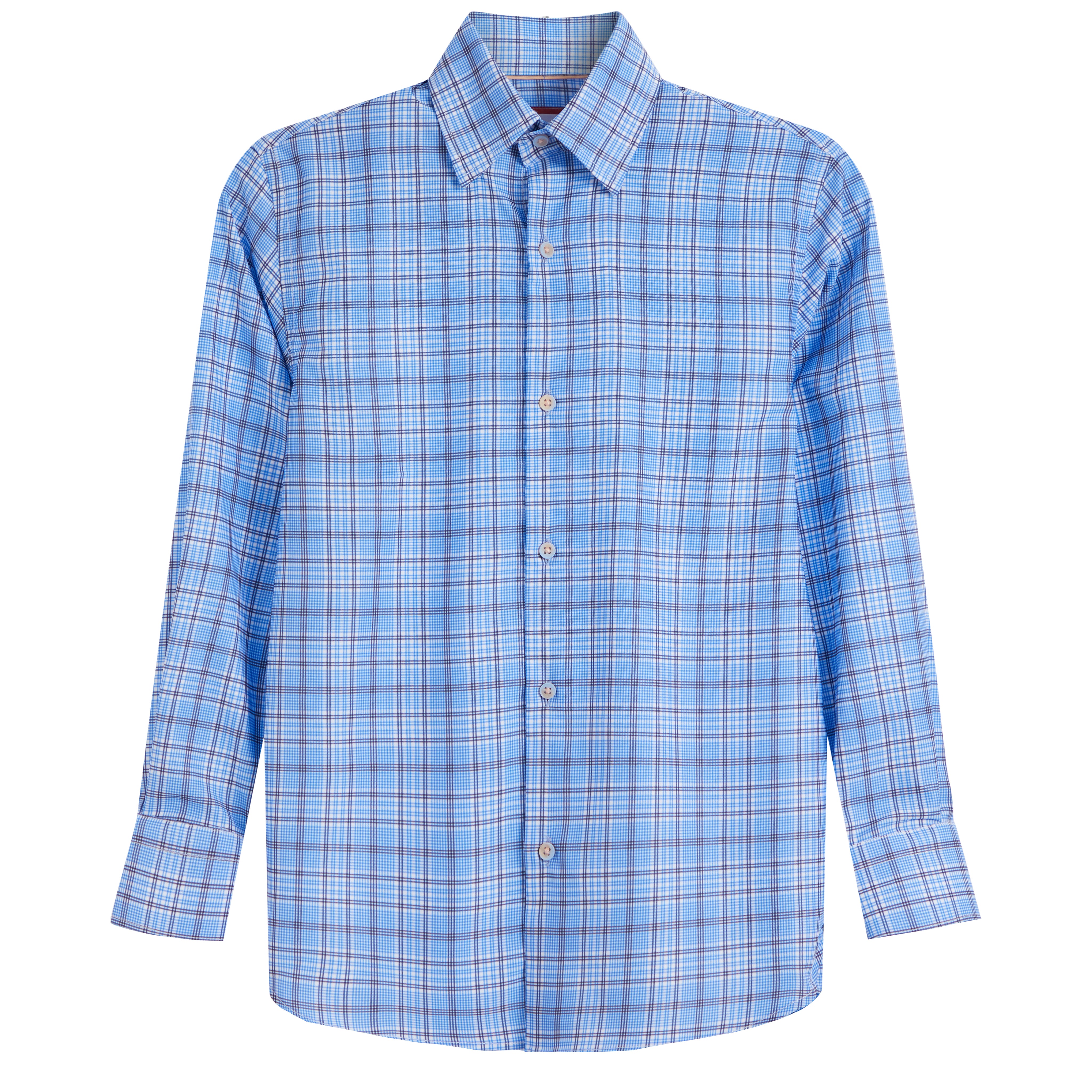 Plaid Performance Dress Shirt - Denny's
