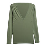 Seamless Vneck Top - Denny's