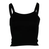Thick Ribbed Banded Crop Tank - Denny's