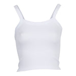Thick Ribbed Banded Crop Tank - Denny's