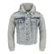 Be Like That Fleece Sleeves Denim Jacket - Denny's