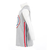 Short Sleeve Tee with Stripe On Sleeve and Stripe Heart - Denny's