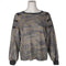 Camo Lace Up Shoulder Sweatshirt - Denny's