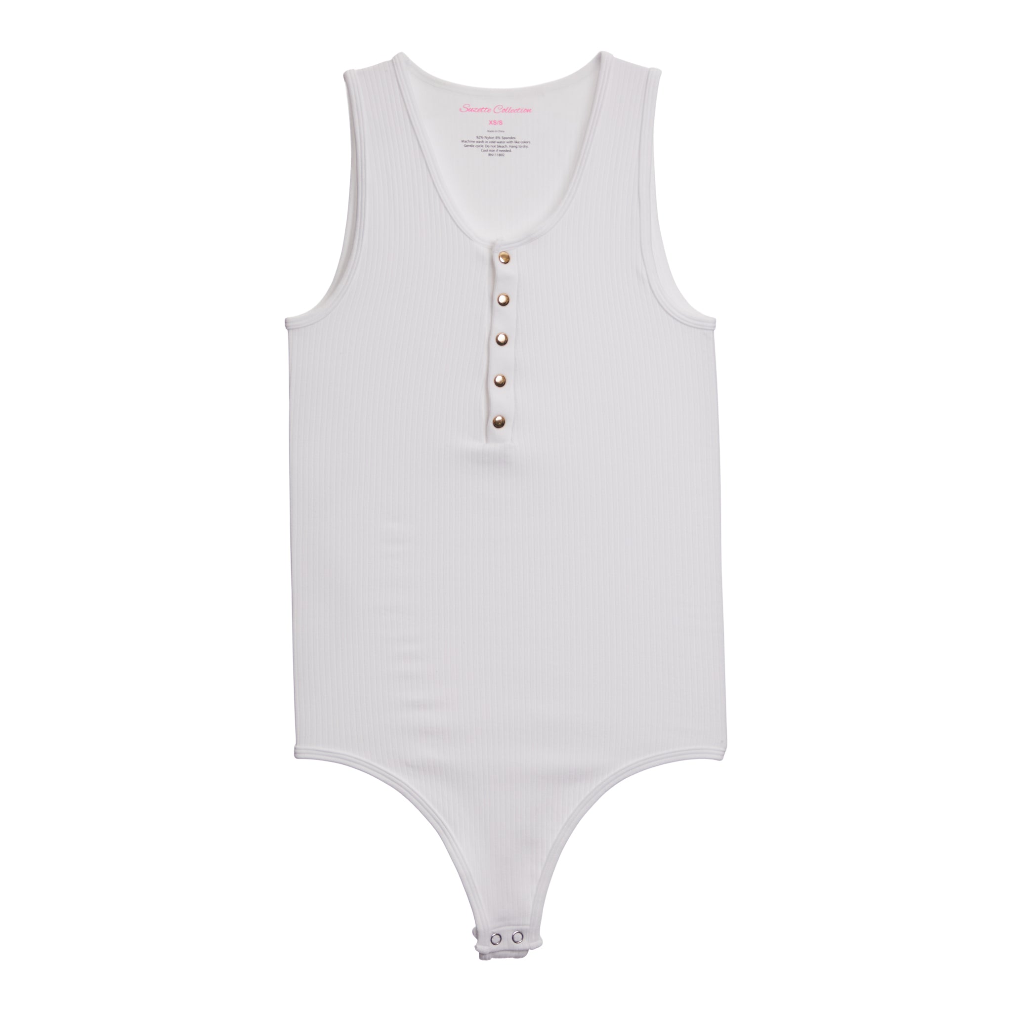 Rib Seamless Henley Bodysuit - Denny's