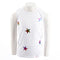Clavicle Slit Tank Top with Foil Star - Denny's