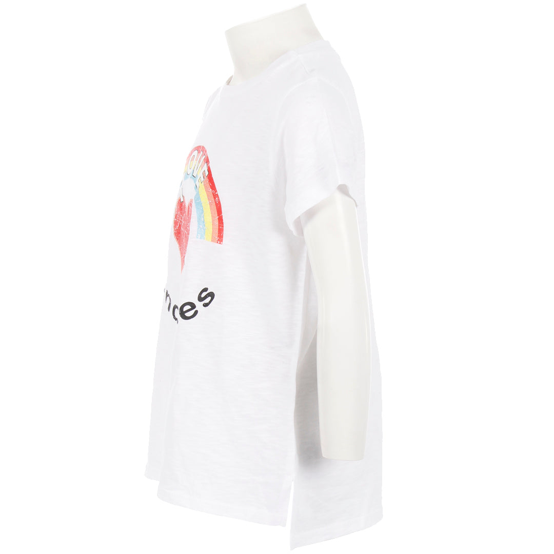 Short Sleeve Tee with Love and Likes - Denny's