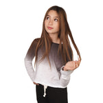 Fearless Long Sleeve Tie Dye Cropped Tee - Denny's