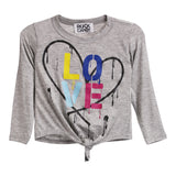 Dripping Love Heart Tie Tee - Denny's