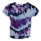 Short Sleeve Hi Lo Tye Dye Top - Denny's