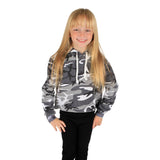 Long Sleeve Cropped Fleece Camo Hoody - Denny's