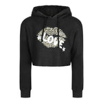 Cheetah Lips Crop Hoodie - Denny's