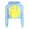 Yellow Smiley Crop Hoodie - Denny's