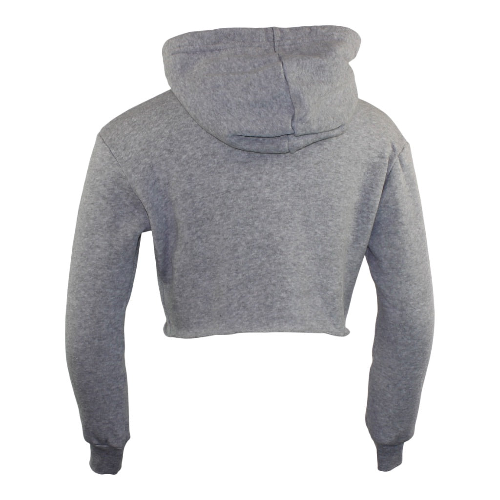Long Sleeve Cropped Hoody with Rock Star - Denny's