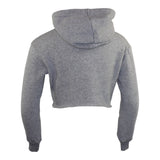 Long Sleeve Cropped Hoody with Rock Star - Denny's