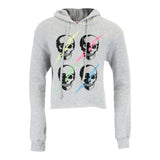 Sweatshirt 4 Blk Skulls Neon - Denny's