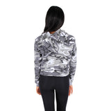 Long Sleeve Camo Crop Hoodie - Denny's