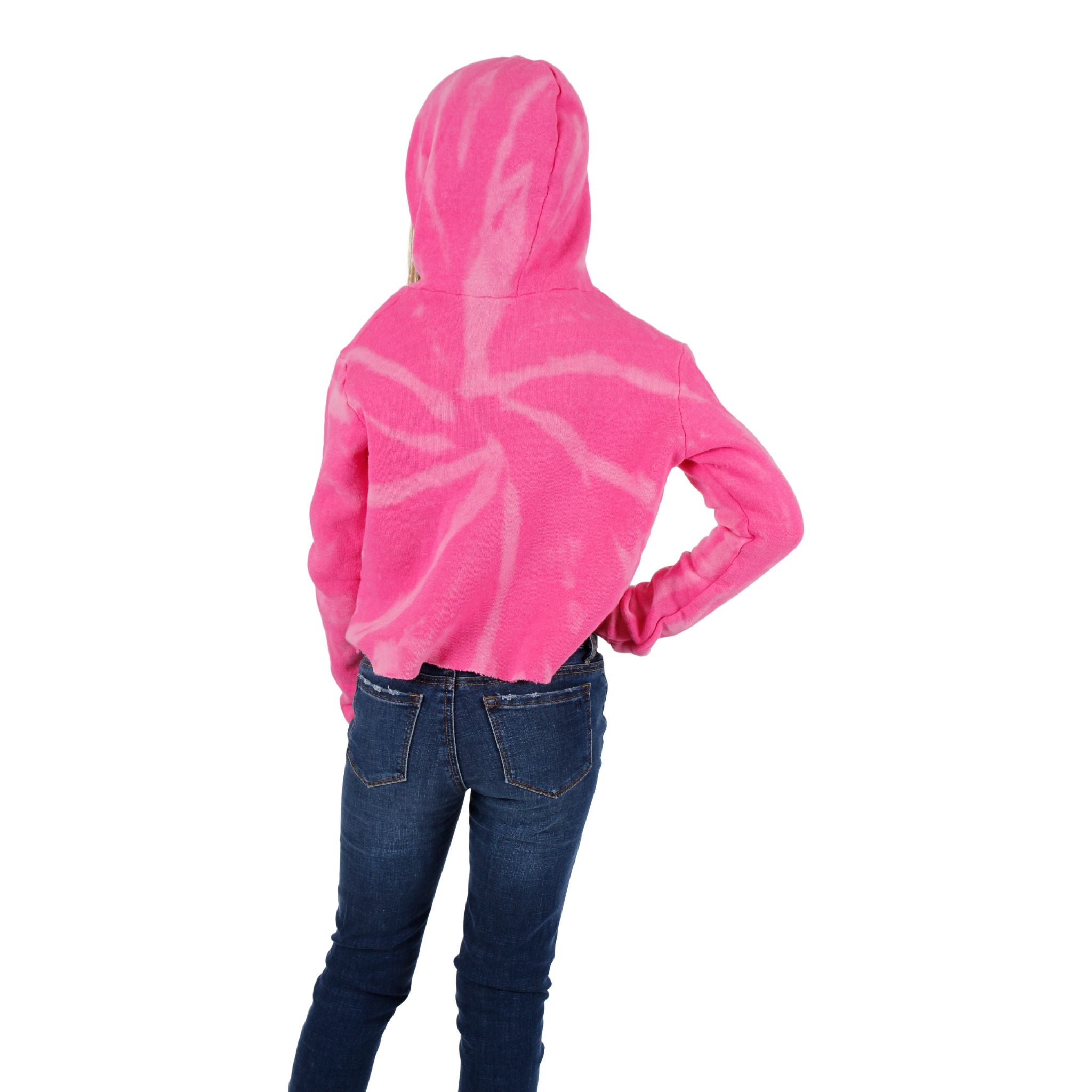 Bleach Swirl Crop Sweatshirt - Denny's