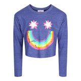 Rainbow Smile Boxy Crop Shirt - Denny's