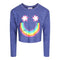 Rainbow Smile Boxy Crop Shirt - Denny's