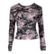 Long Sleeve Crop Camo Crew - Denny's