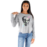 Long Sleeve Top with Skull & Lightning - Denny's