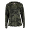 Long Sleeve Camo Hi Low Crew - Denny's