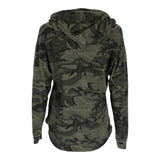 Long Sleeve Camo Hi Low Crew - Denny's