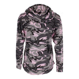 Long Sleeve Camo Hi Low Crew - Denny's