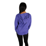 Long Sleeve Vintage Drippy Peace Sign Hoodie - Denny's