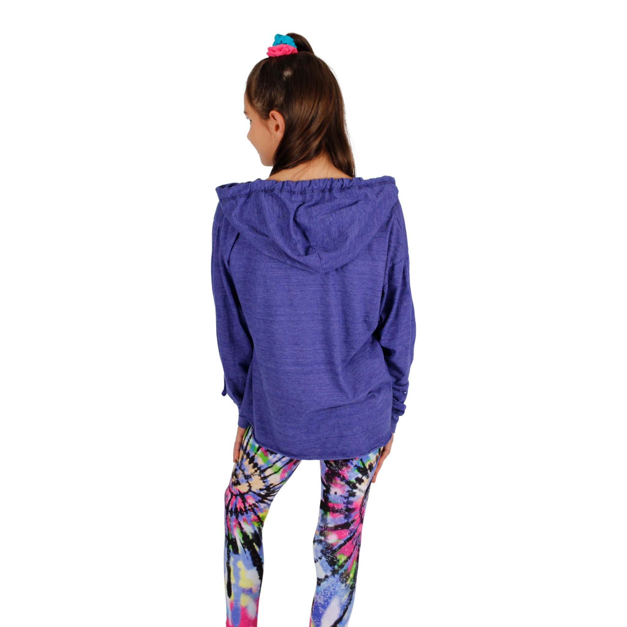 Long Sleeve Vintage Drippy Peace Sign Hoody - Denny's