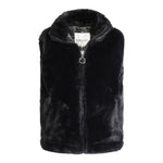 Faux Fur Zip Vest - Denny's