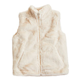 Faux Fur Zip Vest - Denny's