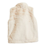 Faux Fur Zip Vest - Denny's