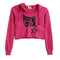 Rock Star Drip Cropped Hoodie - Denny's