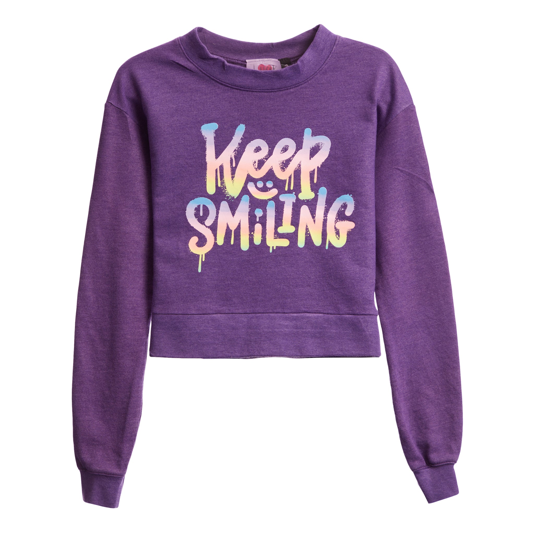 Keep Smiling Cropped Shirt - Denny's