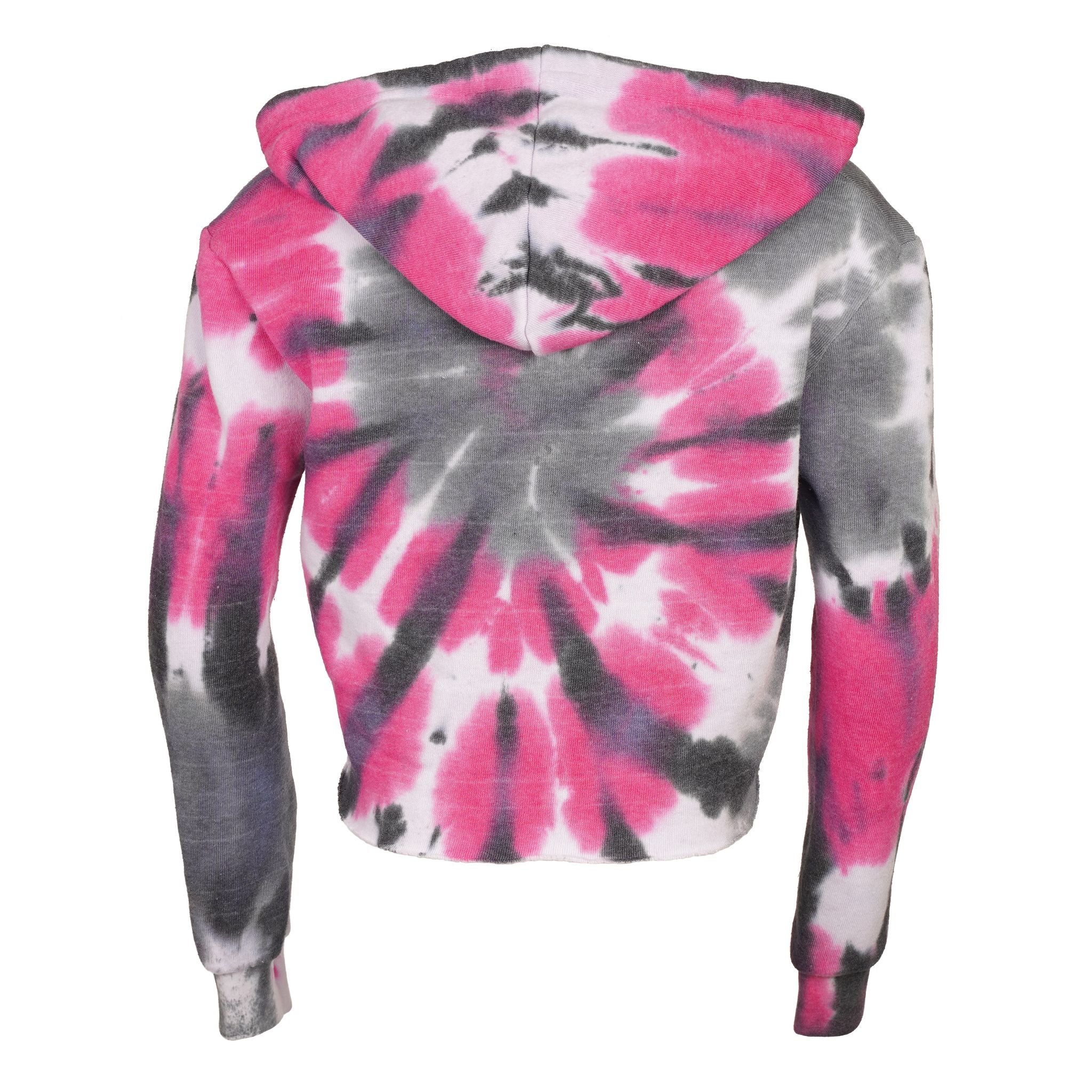 Pink And Black Tie Dye Hoodie - Denny's