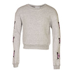 Lavender Butterfly Arm Sweatshirt - Denny's